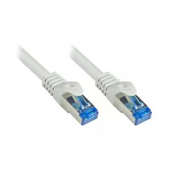 RNS® Patchkabel SmartFLEX, Cat.6A, S/FTP, PiMF, halogenfrei (LSZH), 500 MHz, CU, Grau, 10 m, Good Connections® (8060-SF100)