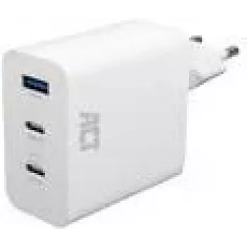 ACT USB-C/USB-A Ladegerät 65W 3-Port Power Delivery PPS QuickCharge GaNFast