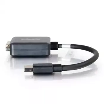 C2G Mini DisplayPort auf DVI Adapter 20cm Thunderbolt auf DVI-D Schwarz