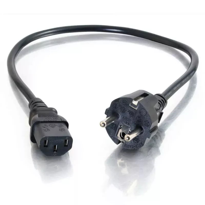 C2G Netzkabel 5m Schwarz CEE7/7 C13 Kupplung 88546