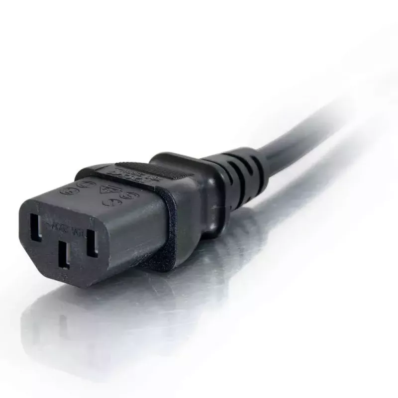 C2G Netzkabel 5m Schwarz CEE7/7 C13 Kupplung 88546