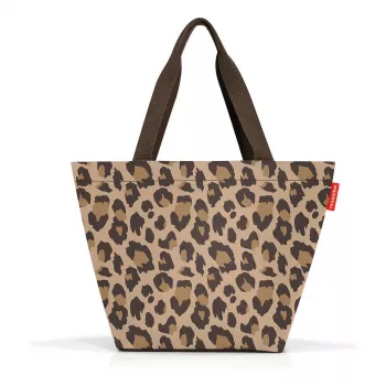 reisenthel Shopping Bag shopper M LEO MACCHIATO Kunstfaser braun ZS6048 (ZS6048)