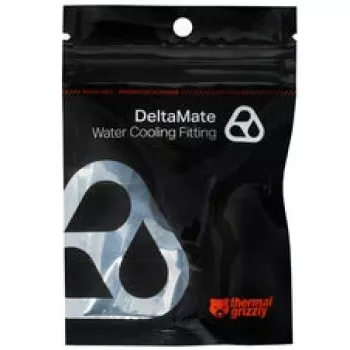 Thermal Grizzly DeltaMate Extender Fitting MM7R, Messing G1/4, Schwarz (TG-DM-FIT-0011)