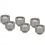 Thermal Grizzly DeltaMate Compression Fitting ST16, Messing G1/4, Nickel, 6er-Pack (TG-DM-FIT-6201)