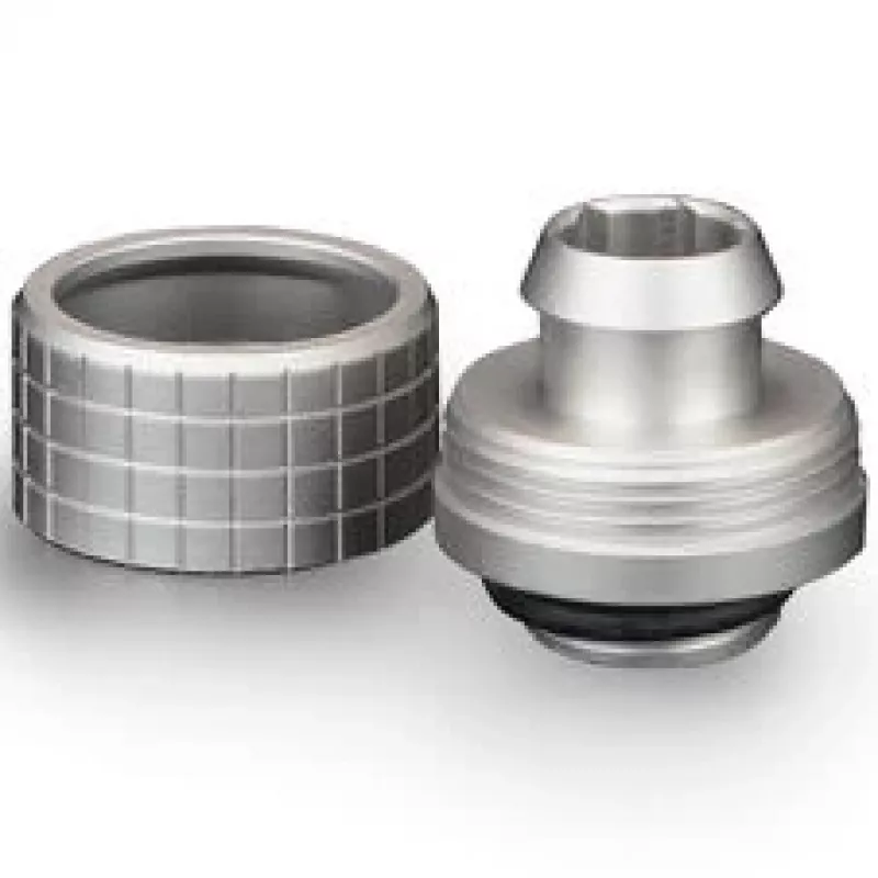 Thermal Grizzly DeltaMate Compression Fitting ST16, Messing G1/4, Nickel, 6er-Pack (TG-DM-FIT-6201)