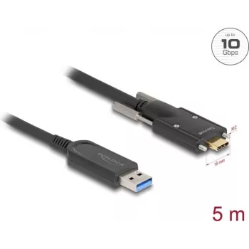 Aktives optisches Kabel DeLOCK 83200 USB 10 Gbit/s Typ-A auf Typ-C 5 m