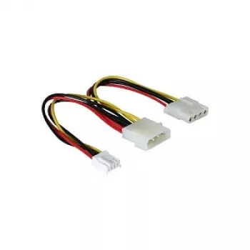 Y-Kabel Stromversorgung DeLOCK 82111 0,25 m