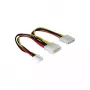Y-Kabel Stromversorgung DeLOCK 82111 0,25 m