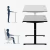 Schreibtisch mark adler Leader 7.3 Schwarz – höhenverstellbare ergonomische Workstation