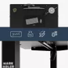 Schreibtisch mark adler Leader 7.3 Schwarz – höhenverstellbare ergonomische Workstation