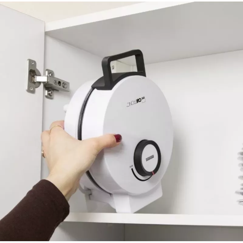 Clatronic WA 3832 Herz-Waffeleisen, Weiß