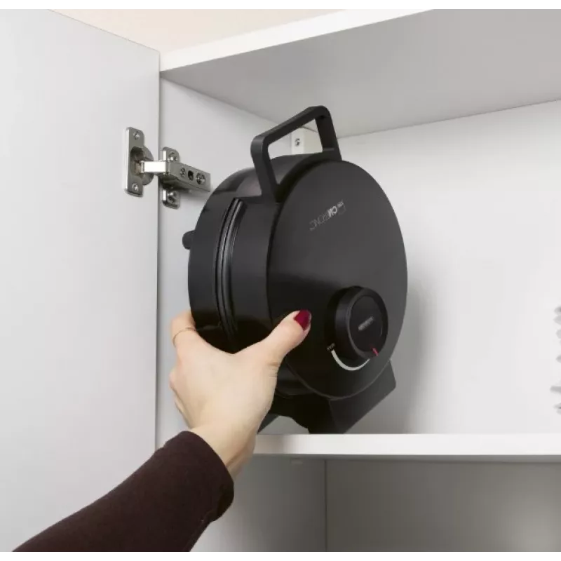 Clatronic WA 3832 Herz-Waffeleisen, Schwarz
