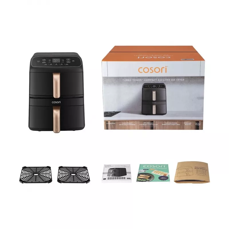 Heißluftfritteuse Turbo Tower Compact 8,6 L COSORI