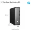HP OmniDesk S03-0055ng Intel Core i5-14400 Slim Tower Desktop - Komplettsystem - Core i5