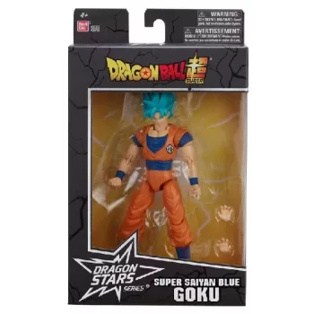 Actionfigur Bandai Dragon Stars Super Saiyan Blue Goku V2 — sammelbare, posierbare Figur