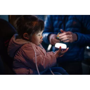 Batteriebetriebene Campinglaterne Ledlenser Kidcamp6 — LED RGB, 60 lm, AAA, ABS-Gehäuse, 95 g