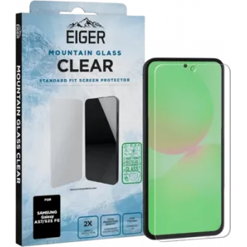 Eiger Mountain Glass Clear Gehärtetes Glas Displayschutz für Samsung Galaxy A57/S25 FE (EGSP01123)