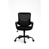 Bürostuhl ActiveJet YK507 schwarz – ergonomischer Drehstuhl, Stoff/PU, höhenverstellbar