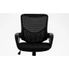 Bürostuhl ActiveJet YK507 schwarz – ergonomischer Drehstuhl, Stoff/PU, höhenverstellbar