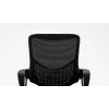 Bürostuhl ActiveJet YK507 schwarz – ergonomischer Drehstuhl, Stoff/PU, höhenverstellbar