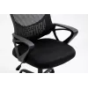 Bürostuhl ActiveJet YK507 schwarz – ergonomischer Drehstuhl, Stoff/PU, höhenverstellbar