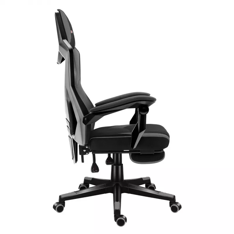Gaming-Stuhl huzaro Combat 3.1 Grau — ergonomisch, verstellbare Sitzgelegenheit für Gamer