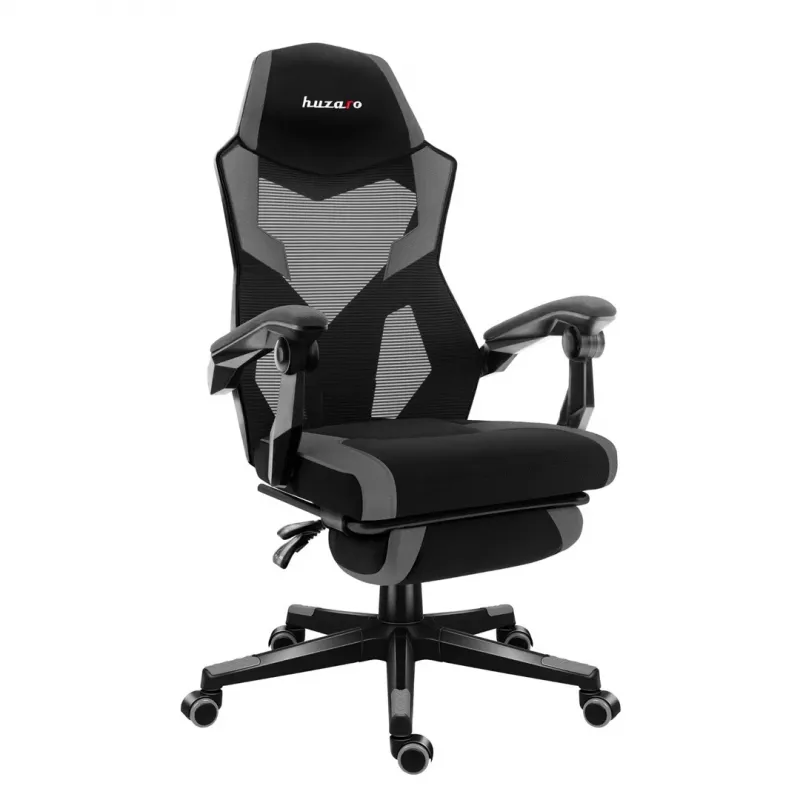 Gaming-Stuhl huzaro Combat 3.1 Grau — ergonomisch, verstellbare Sitzgelegenheit für Gamer