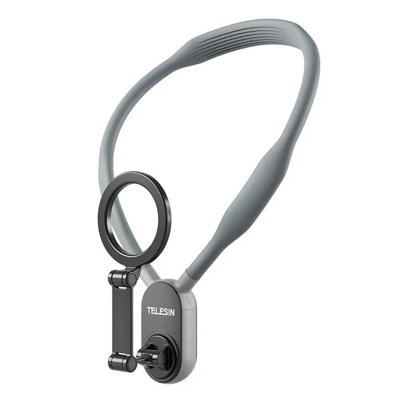 Telesin Magnetischer Nackenhalter MNM-002 für iPhone (12–16) – Verstellbarer Winkel, Leichtgewicht