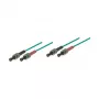 Patch-Kabel LWL Duplex OM3 (Multimode, 50/125) ST/ST, LSZH, 3m, Good Connections®