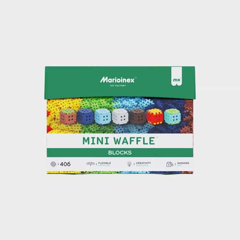 Bausteine Marioinex Mini Waffel 406 Stück — Baukasten für kreatives Spielen