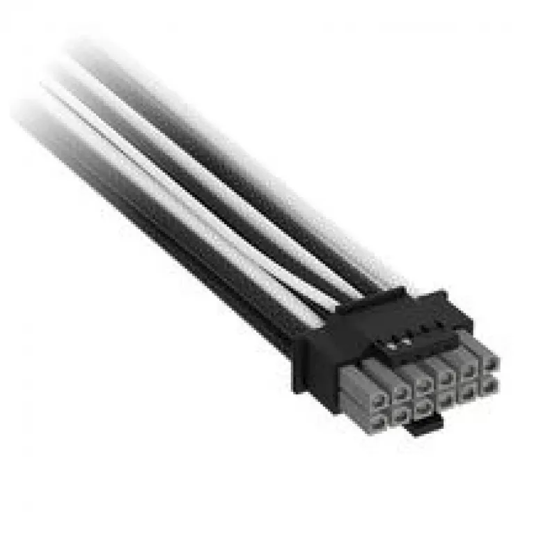 Corsair Premium-Sleeved 2x 8-Pin auf 12V-2x6-Kabel, für Typ-5-Netzteil – Schwarz/Weiß
