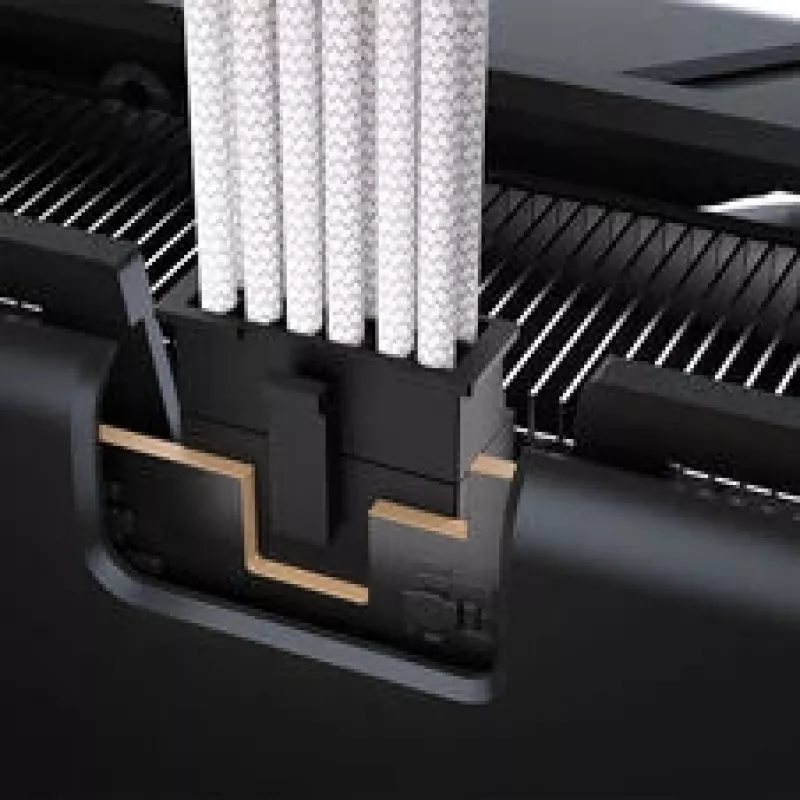 Corsair Premium-Sleeved 12V-2x6 zu 12V-2x6-Kabel, Universal - Weiß