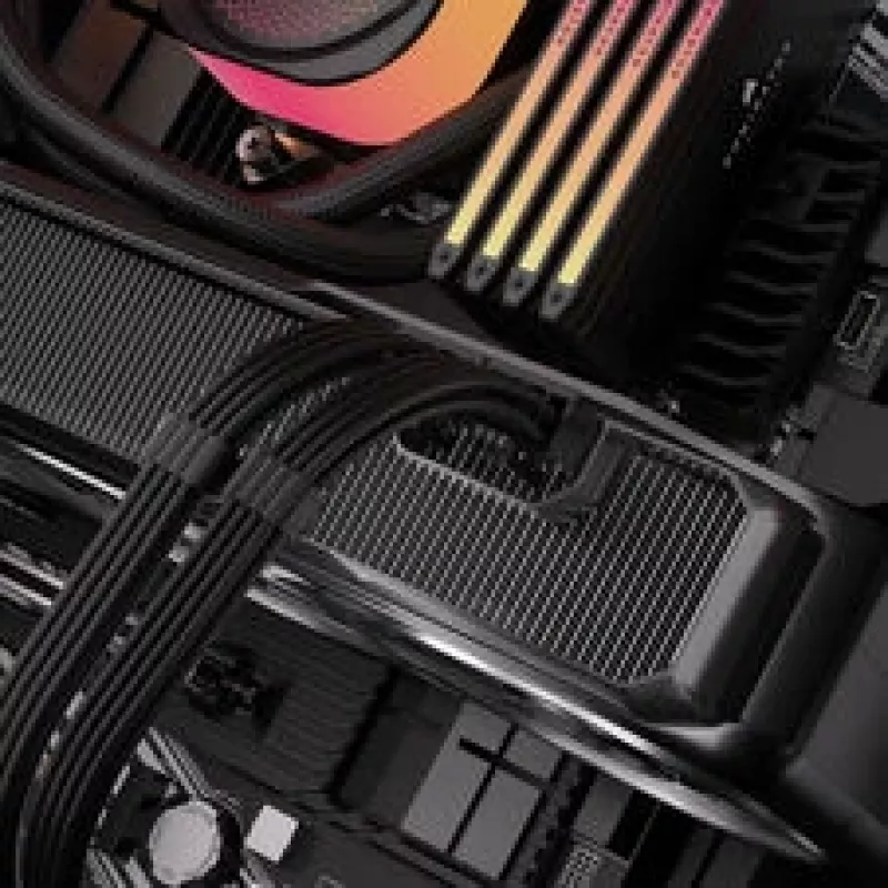 Corsair Kabelset, Typ 4, DC Kabel Starter Kit, einzeln gesleevt - Schwarz