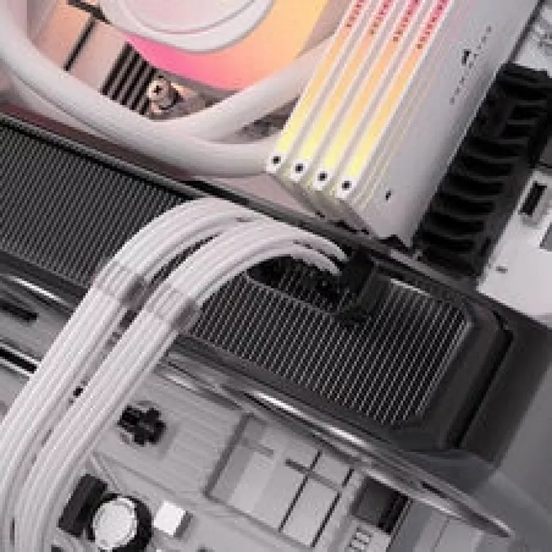 Corsair Kabelset, Typ 4, DC Kabel Pro Kit, einzeln gesleevt – Weiß