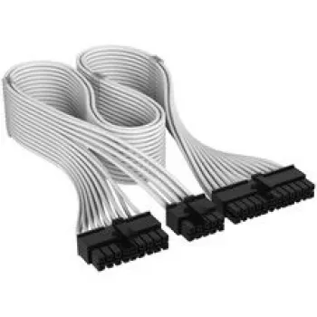 Corsair-Kabel, Typ 4, ATX-Motherboard-Stromanschluss, 24-polig, 610 mm, einzeln gesleevt – Weiß