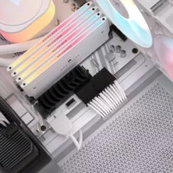 Corsair-Kabel, Typ 4, ATX-Motherboard-Stromanschluss, 24-polig, 610 mm, einzeln gesleevt – Weiß