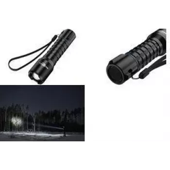 Ansmann Survival TS1000RF wiederaufladbare LED-Taschenlampe, 1020 lm, Schwarz