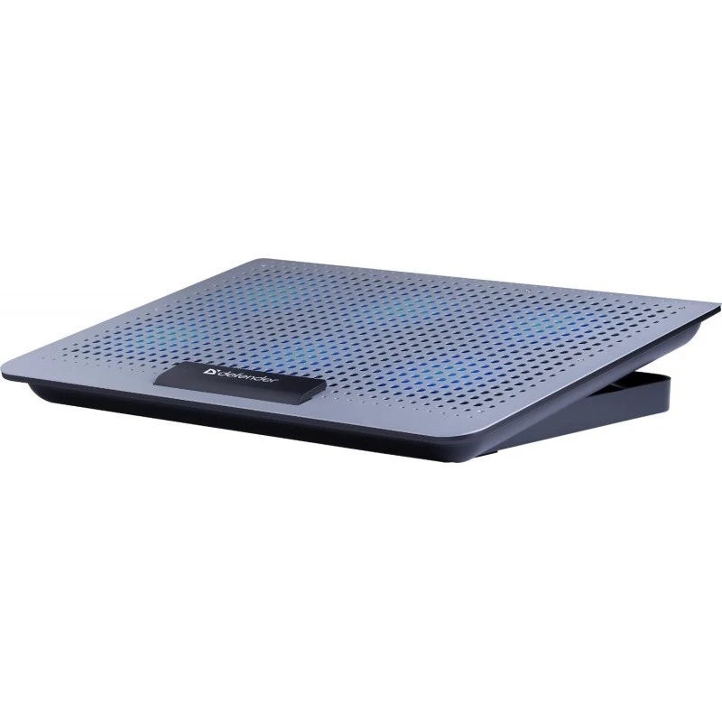 Laptop-Kühlpad DEFENDER NS-520 für 15,6-Zoll-Laptops, Metallgehäuse, 6 Lüfter, 2x USB, Beleuchtung