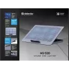 Laptop-Kühlpad DEFENDER NS-520 für 15,6-Zoll-Laptops, Metallgehäuse, 6 Lüfter, 2x USB, Beleuchtung