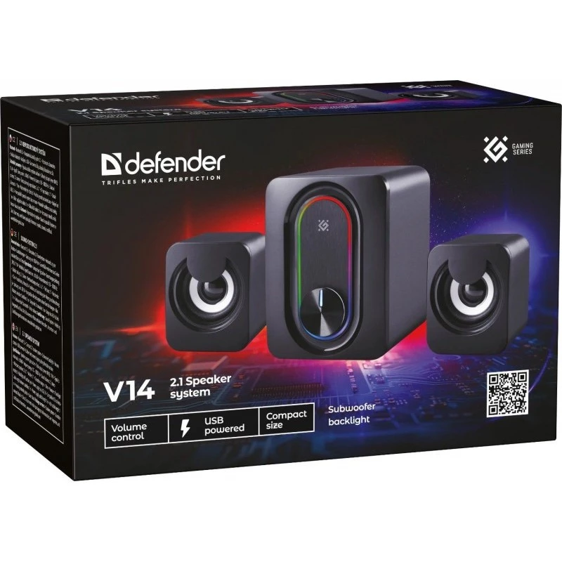 Defender V14 2.1 PC-Lautsprecher, 11 W, USB, Bluetooth