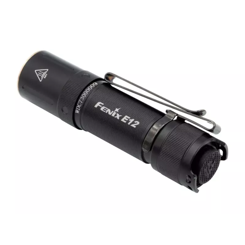 Handtaschenlampe Fenix E12 V2.0 Schwarz LED Aluminium IP68 50000h