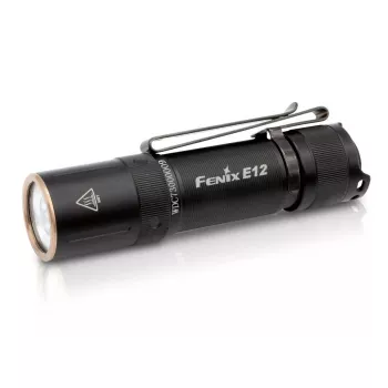 Handtaschenlampe Fenix E12 V2.0 Schwarz LED Aluminium IP68 50000h