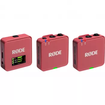 Funkmikrofon Rode Wireless Go III Pink — kompakte 2,4-GHz-Übertragung, Modell WIGOGEN3ROS