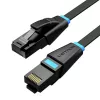 Flaches Netzwerkkabel UTP CAT6 Vention IBJBI RJ45 Ethernet 1000Mbit/s 3m Schwarz