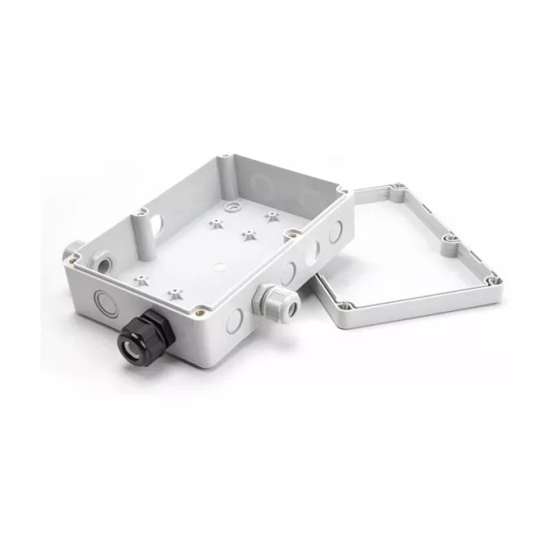DeLOCK Installationsgehäuse 180x125x57mm grau ABS für den Außenbereich