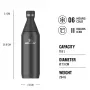 Stanley All Day Slim Thermobottle 0,6 L, Edelstahl, Schwarz, 10-12069-024