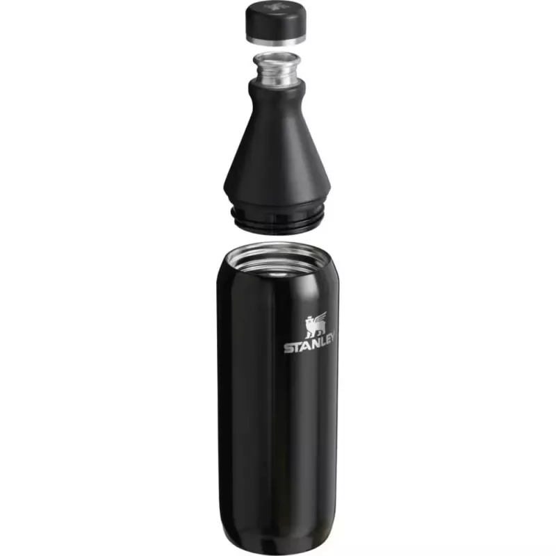 Stanley All Day Slim Thermobottle 0,6 L, Edelstahl, Schwarz, 10-12069-024