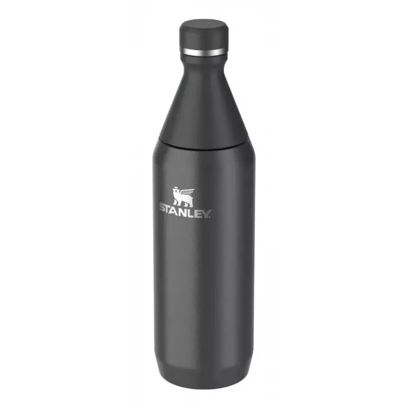 Stanley All Day Slim Thermobottle 0,6 L, Edelstahl, Schwarz, 10-12069-024