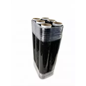 Stretchfolie schwarz 23mic 1,5kg x 6 BOX