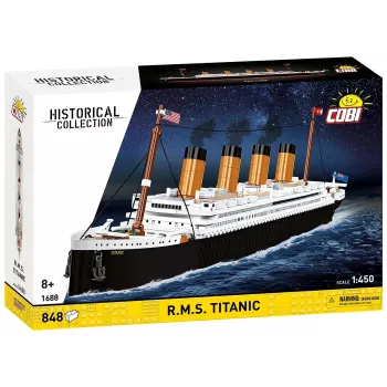Bausatz Cobi R.M.S. Titanic Modellbausatz, 848 Teile, sammelbares Schiffsmodell